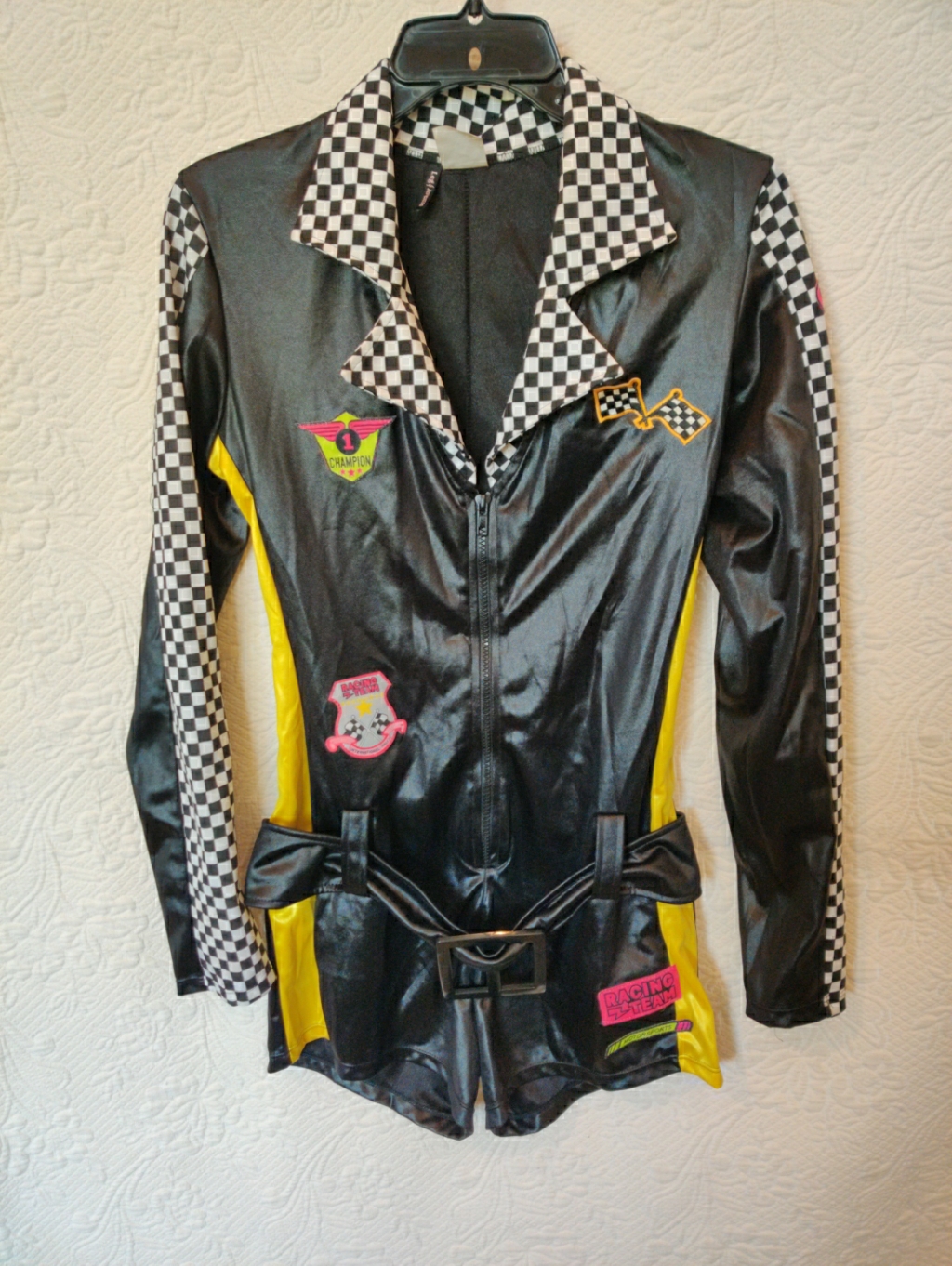 Leg Avenue Champion Motorsports Racing Team Uniform Speed Jumper Costume